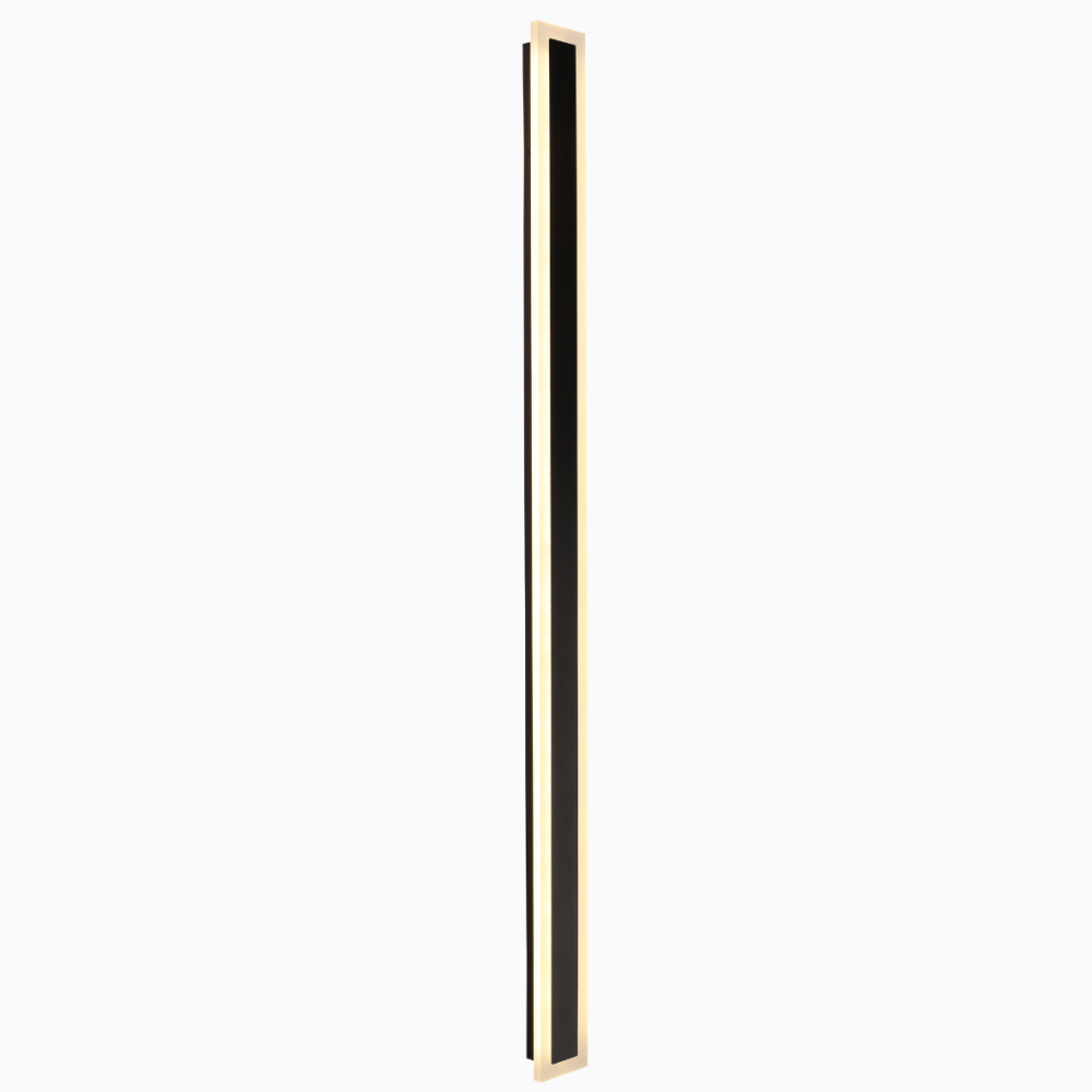 Aplica led liniara de perete neagra 35W/1700LM/3000K - 1200mm