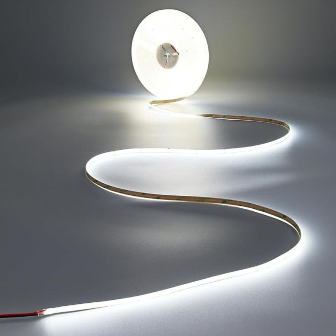 BANDA LED COB 480 LED/m 12W/m 6000K 24V IP67 (5m/rola) PCB 8mm