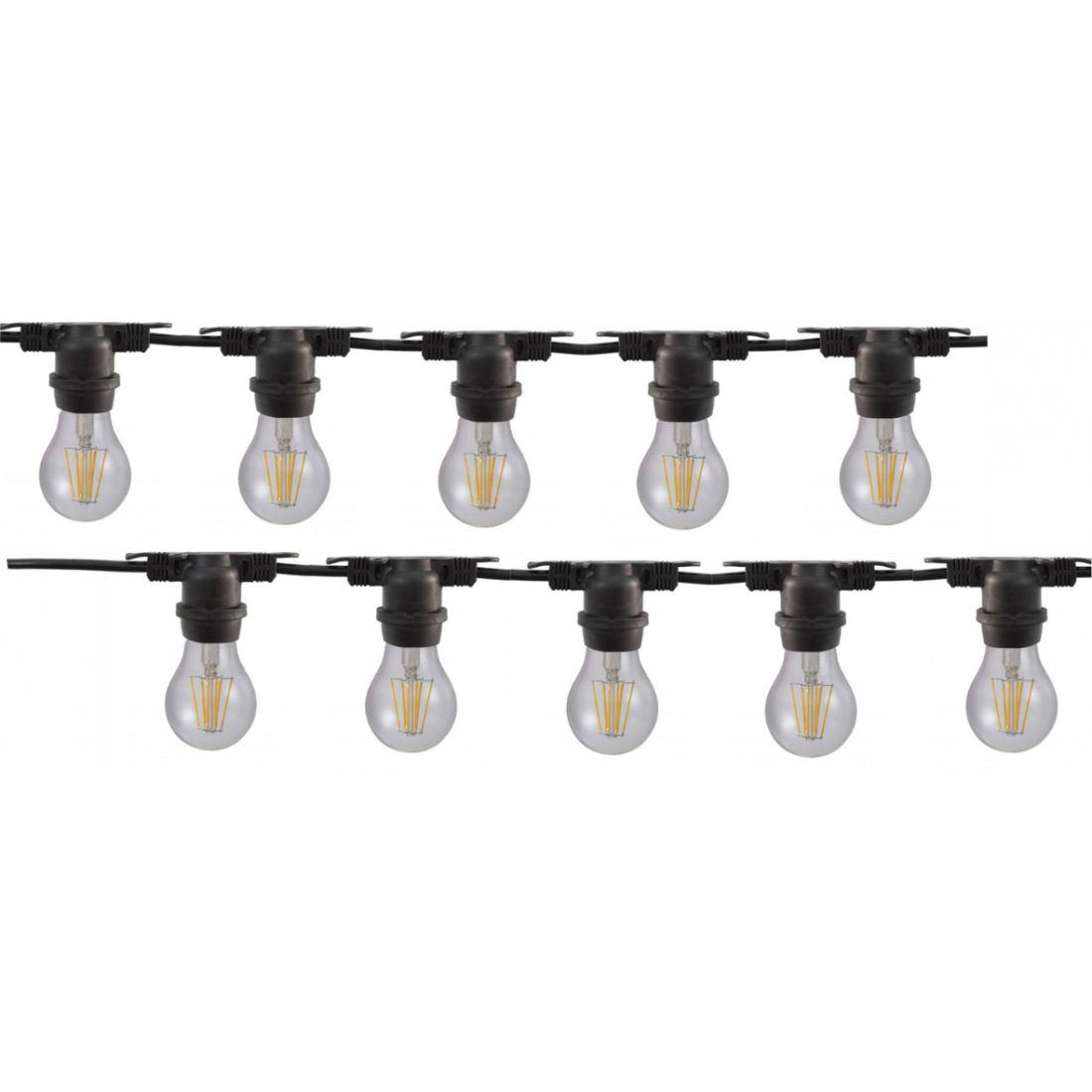 Ghirlanda luminoasa, 20m, interconectabil, E27, IP65, 20m (becuri incluse)