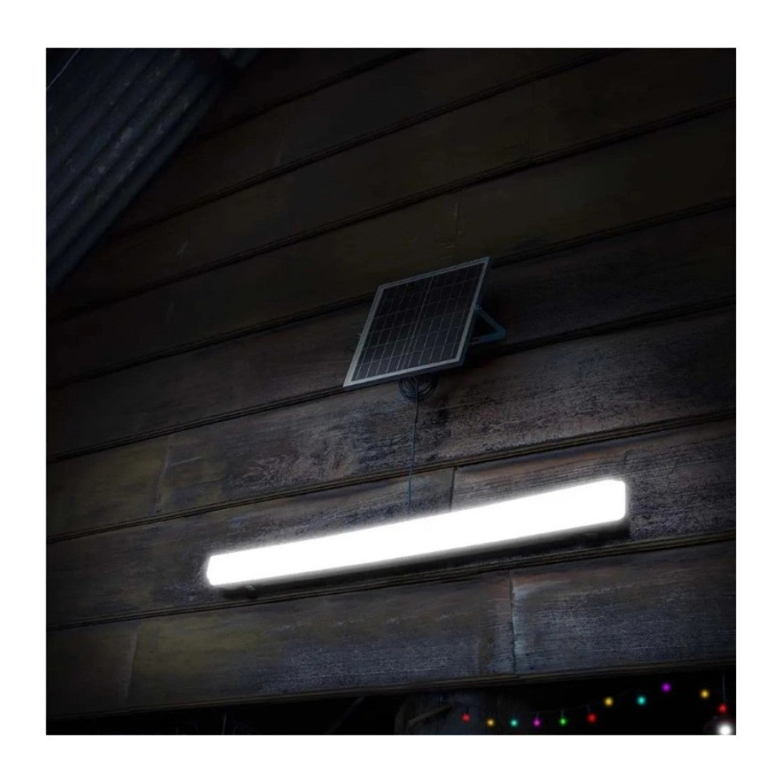 Corp Liniar LED 60W Cu Panou Solar 600x72x68mm