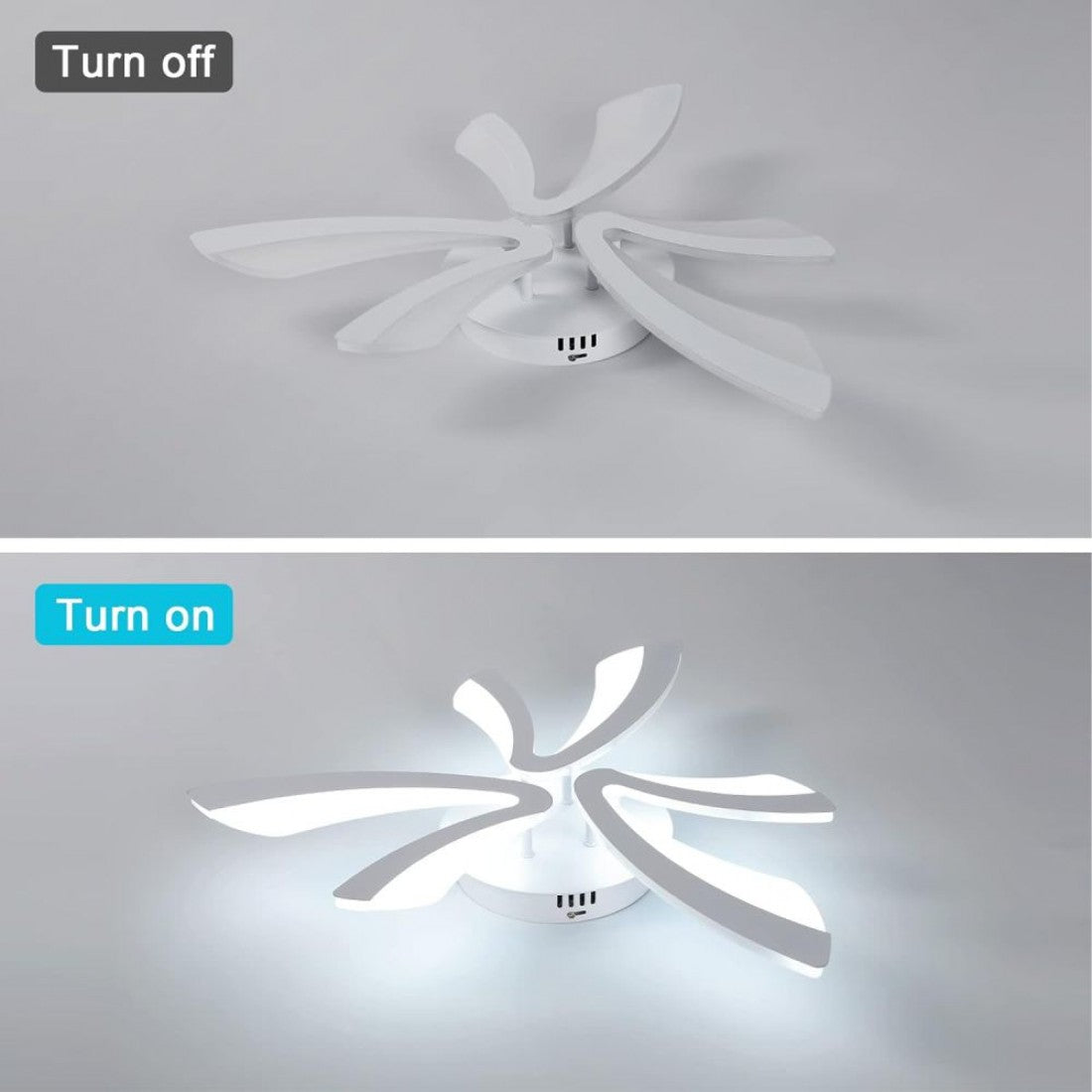 LUSTRA LED 40W CU 6 BRATE 3 CULORI+IR 610x90mma