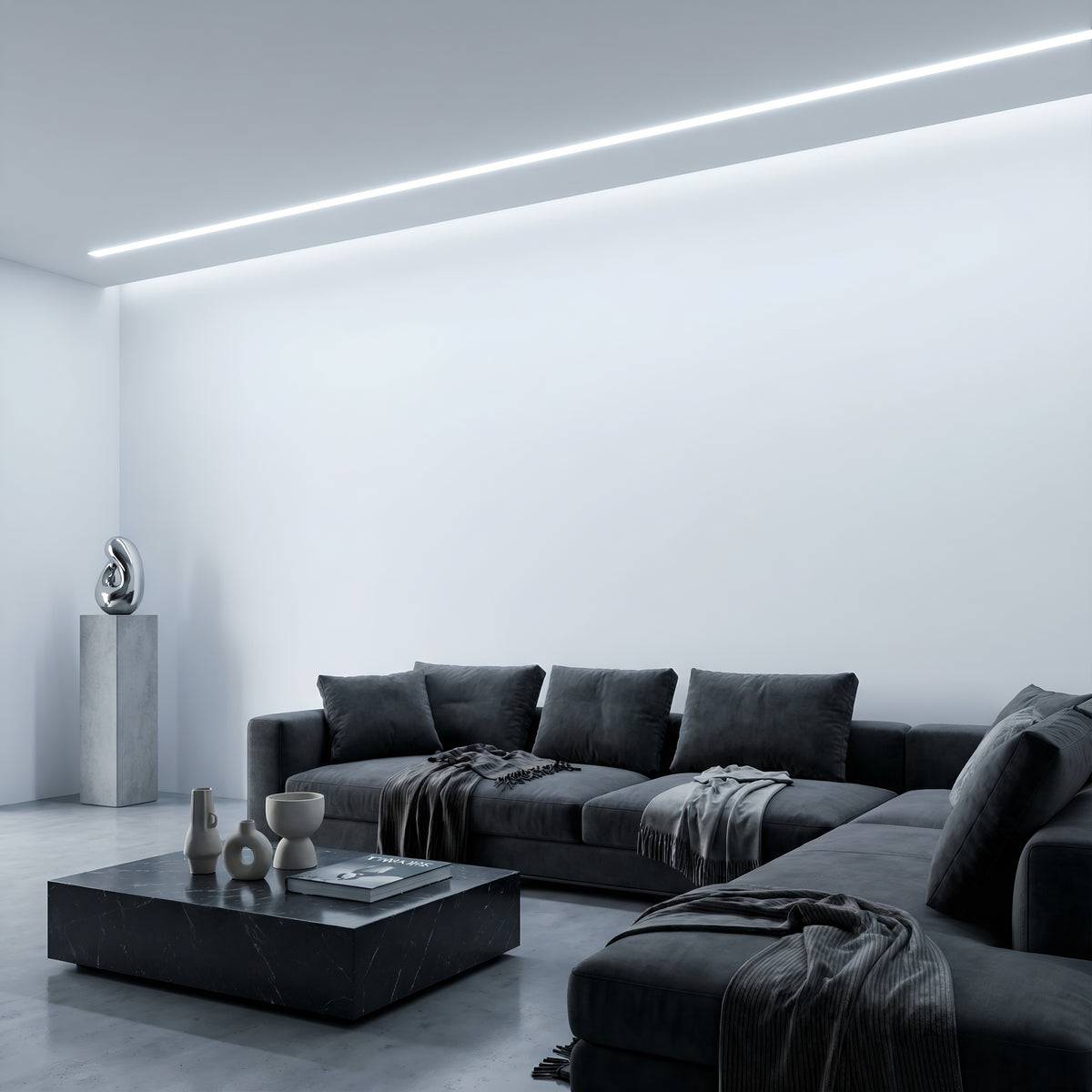 Banda LED COB 300LED/m 12W/m IP20 6000K 12V