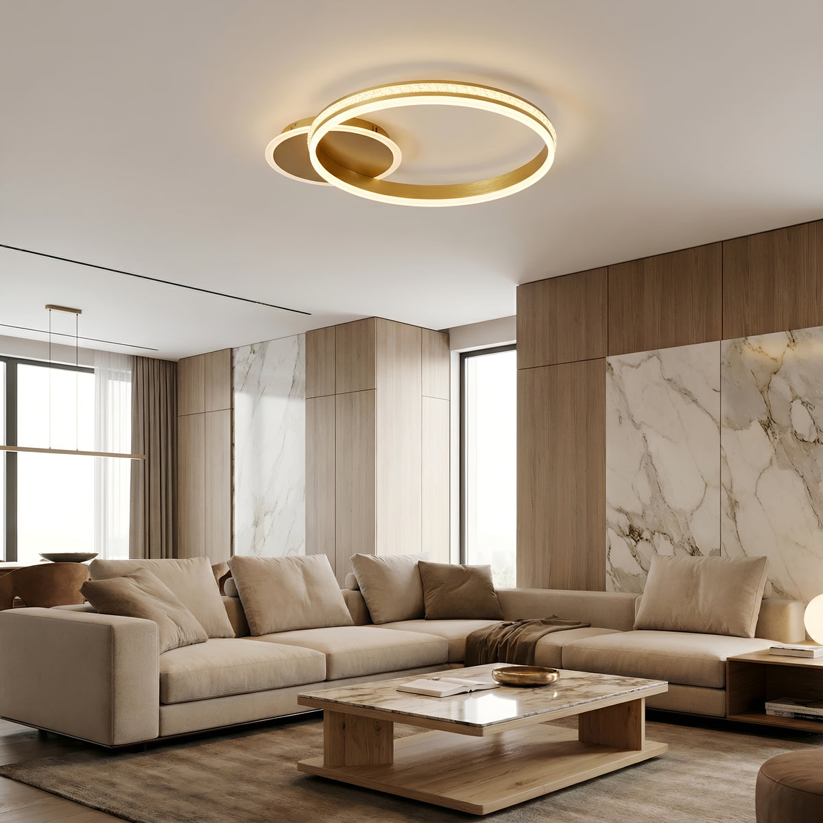 Lustra Led Hydra 100w/6300lm cu Telecomanda 500mm