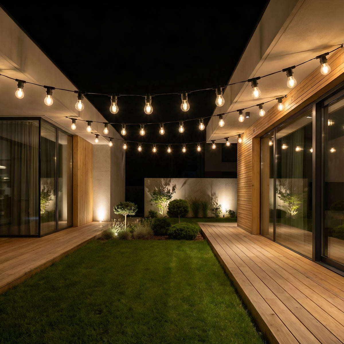 Ghirlanda luminoasa, 10m, interconectabil, E27, IP65, 10m (becuri incluse)