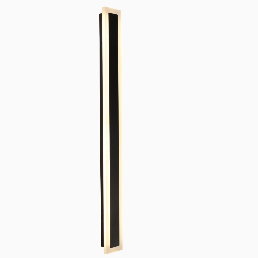 Aplica led liniara de perete neagra 25W/1300LM/3000K - 800mm