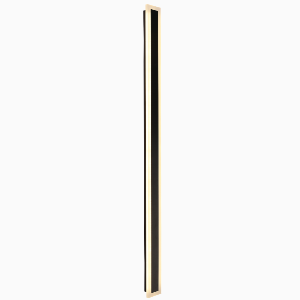 Aplica led liniara de perete neagra 45W/2200LM/3000K - 1500mm