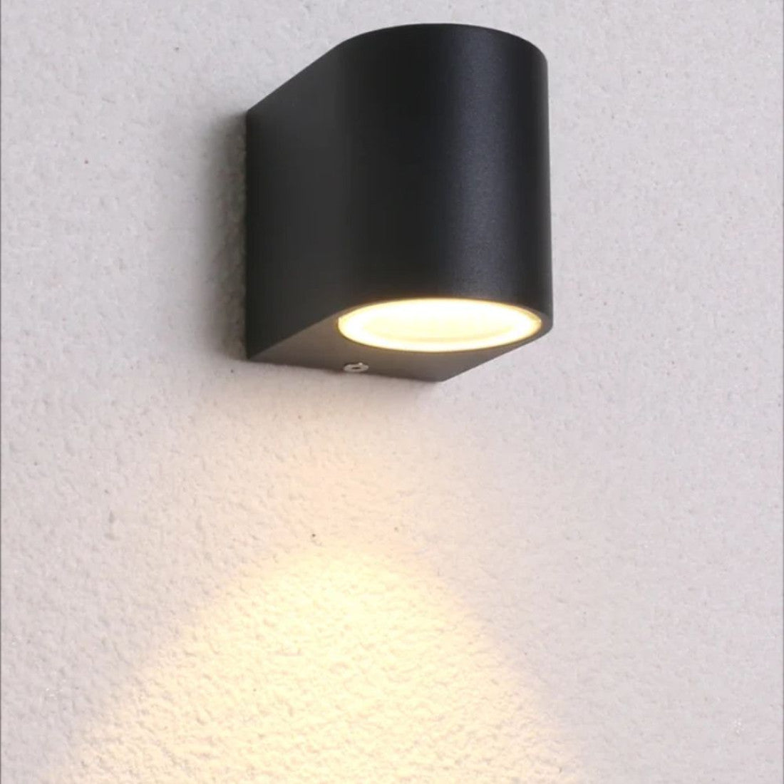 APLICA EXTERIOR NEGRU IP44 MAX 5W GU10 90x80x70mm