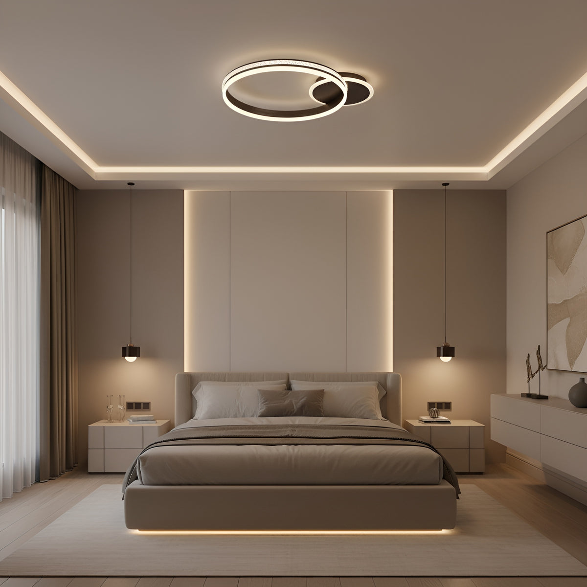 Lustra Led Diotima 100w /  cu Telecomanda 500mm
