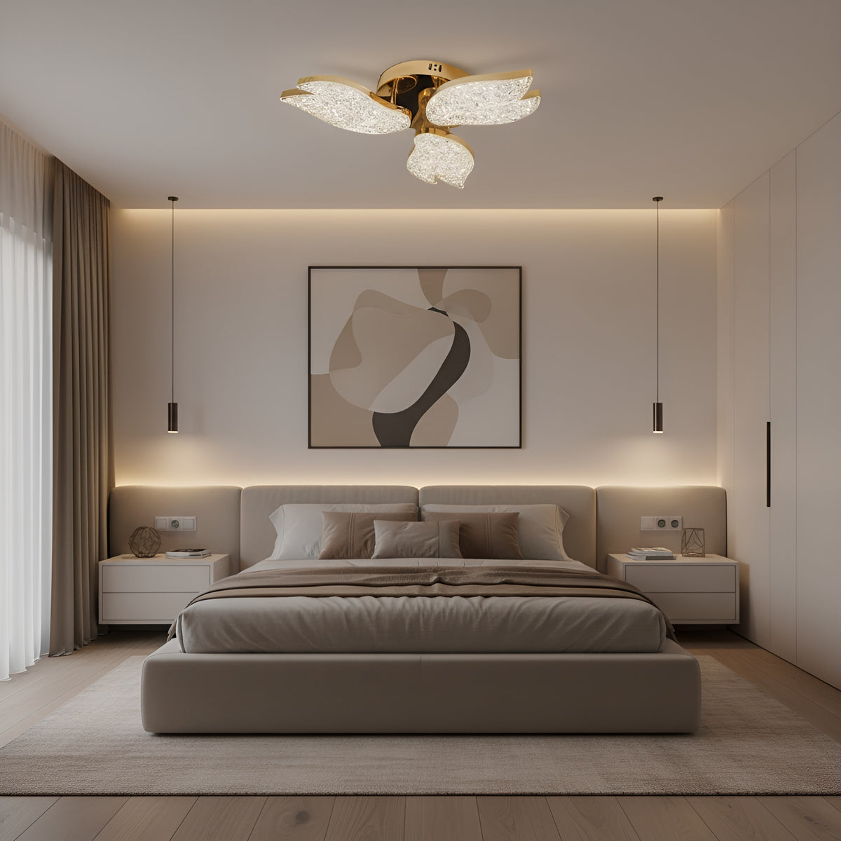 LUSTRA LED AUREO 3 BRATE AURIE 40W / 470*470*100MM
