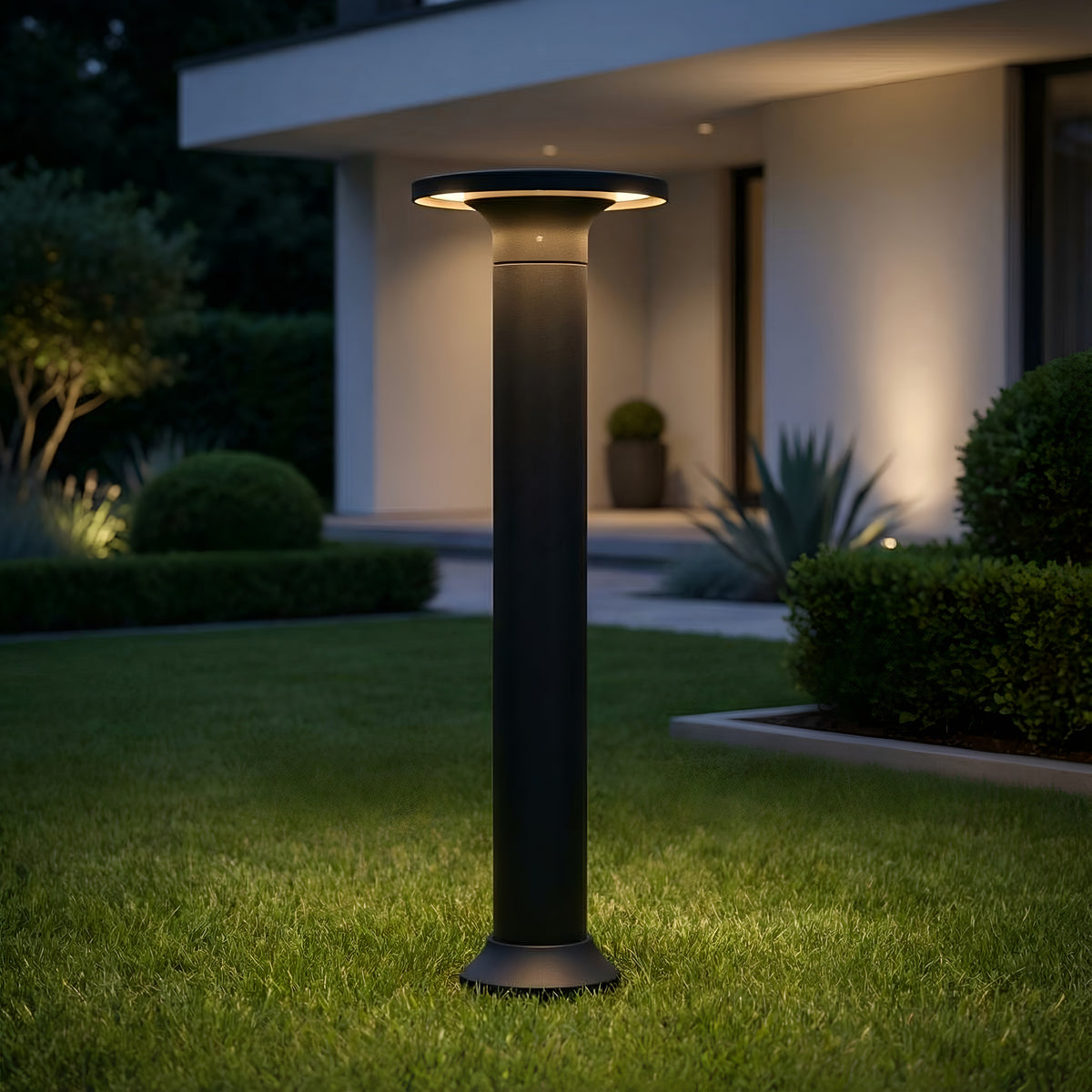 STALP LED EXTERIOR NEGRU 12W/600LM/3000K IP65 230V 500x170x170MM